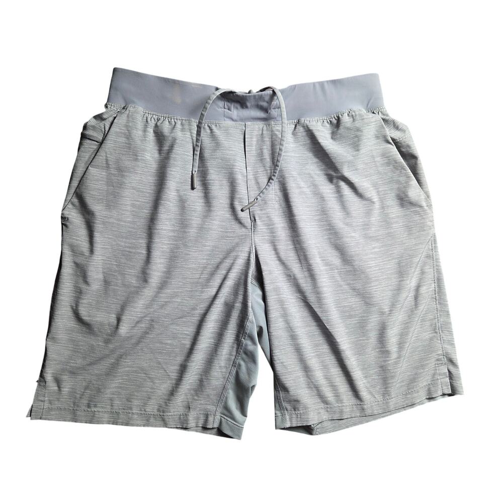 Lululemon T.H.E. Short *Linerless 9" Heather Allover Sea Salt Light Cast - Large